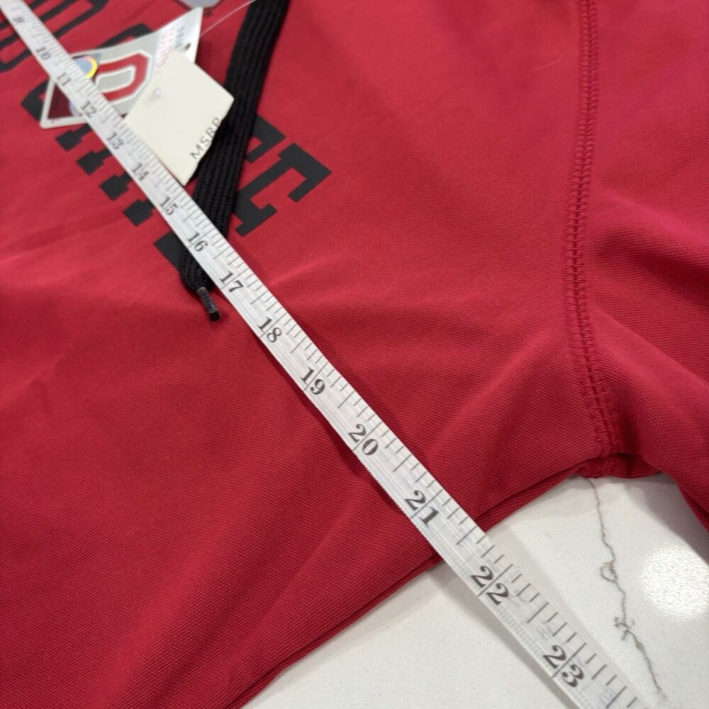 Ohio State Hoodie Womens Size XL College Football Red Pullover Sweatshirt NWT - Picture 7 of 7